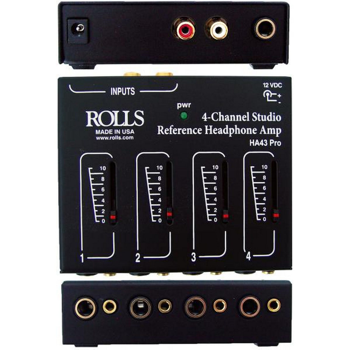 Rolls HA43 Pro 4 Channel Headphone Amplifier