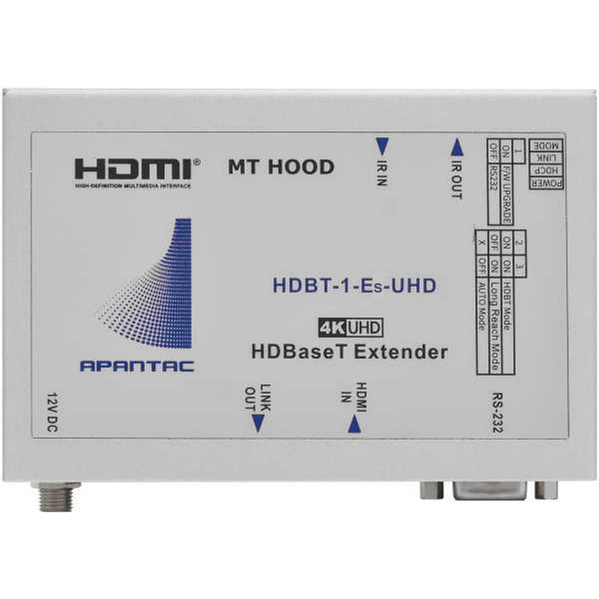 Apantac HDBT-1-Es-UHD HDMI Extender over CAT6