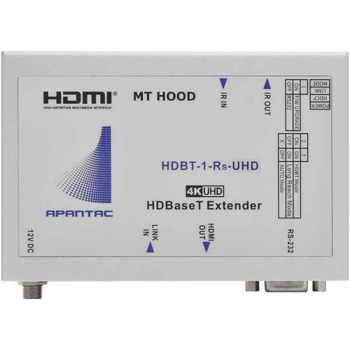 Apantac HDBT-1-Rs-UHD HDMI Receiver over CAT6