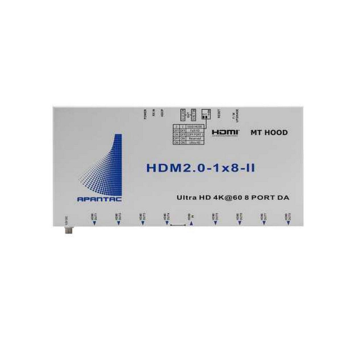 Apantac HDM2.0-1x8-II 1 x 8 HDMI 2.0 Splitter