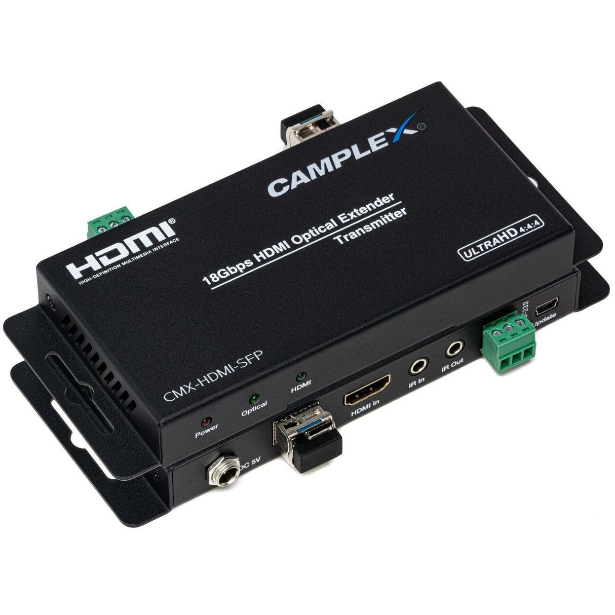 Camplex CMX-HDMI-SFP Single Fiber SFP 4K HDMI 2.0 Extender with Bidirectional IR RS-232