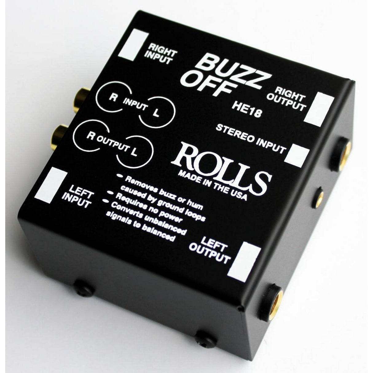 Rolls HE18 2 Channel Audio Hum and Buzz Remover
