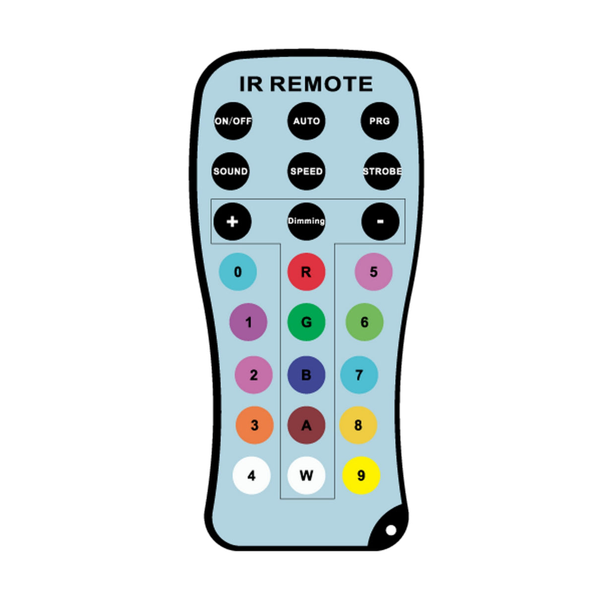 Blizzard Lighting IR Remote Control for Hemisphere