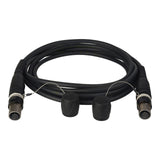 Camplex opticalCON QUAD to opticalCON QUAD MM Fiber Optic Tactical Cable 25 Foot