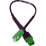 Camplex HF-SM-ALCF-ASCM APC LC Female to APC SC Male Singlemode Fiber Optic Tactical Adapter 6 Inch
