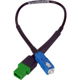 Camplex HF-SM-ALCF-SCM APC LC Female to UPC SC Male Singlemode Fiber Optic Tactical Adapter 6 Inch