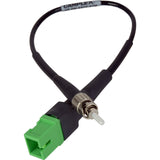 Camplex HF-SM-ASCF-STM APC SC Female to UPC ST Male Singlemode Fiber Optic Tactical Adapter 6 Inch
