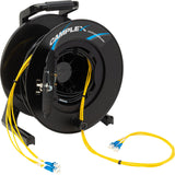 Camplex 4-Channel LC Single Mode Fiber Optic Tactical Snake Reel 500 Foot