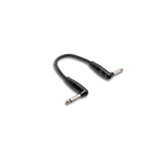 Hosa HGTR-000.5RR REAN Right-Angle to Same Pro Guitar Patch Cable 6 Inch - accessories