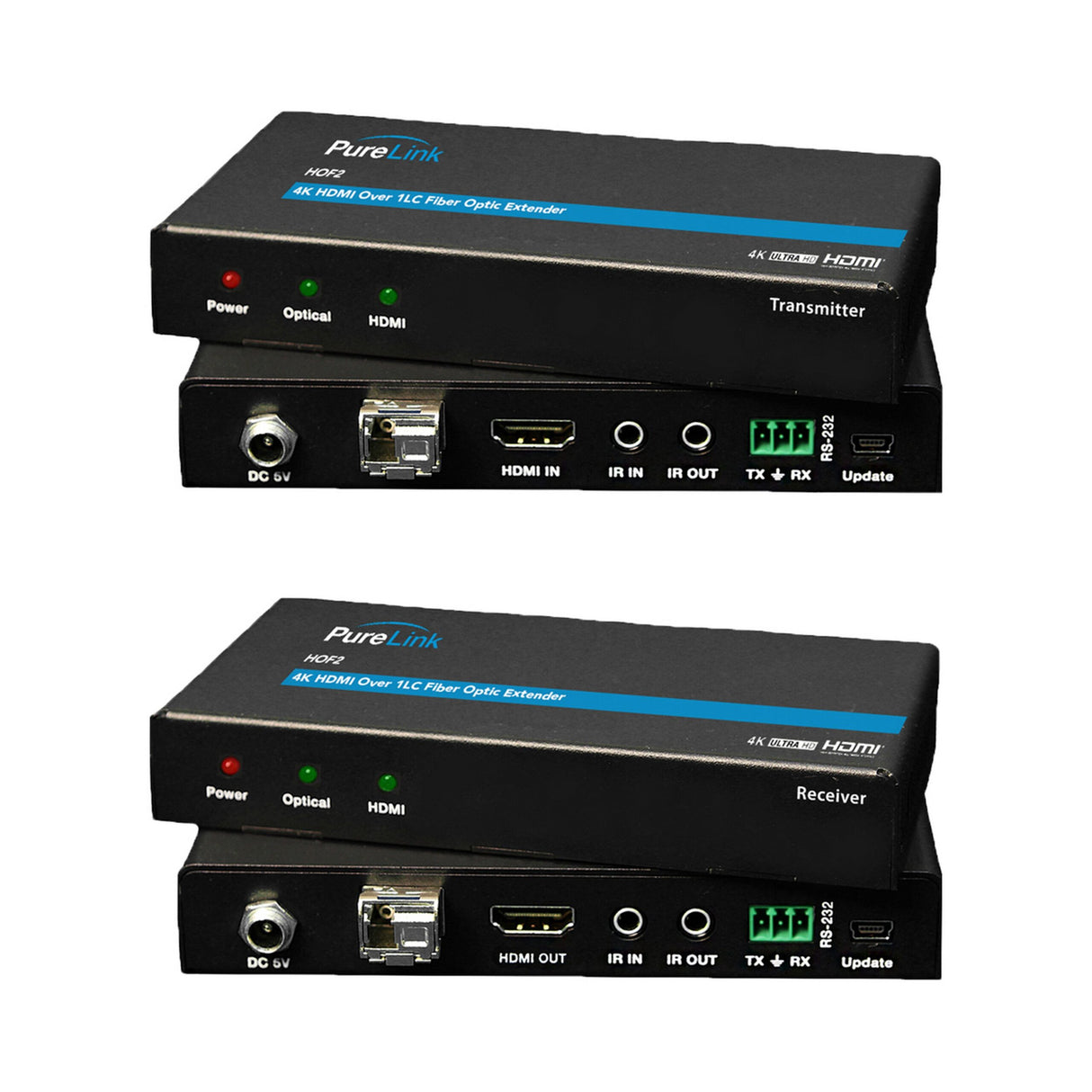 PureLink HOF 2.0 Tx/Rx 4K HDMI 2.0 over 1LC Fiber Extension System