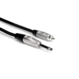 Hosa HPR-010 Pro Unbalanced Interconnect 1/4-Inch TS to RCA Cable 10ft