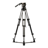 Libec HS-250 Dual Head Tripod System with Floor Spreader