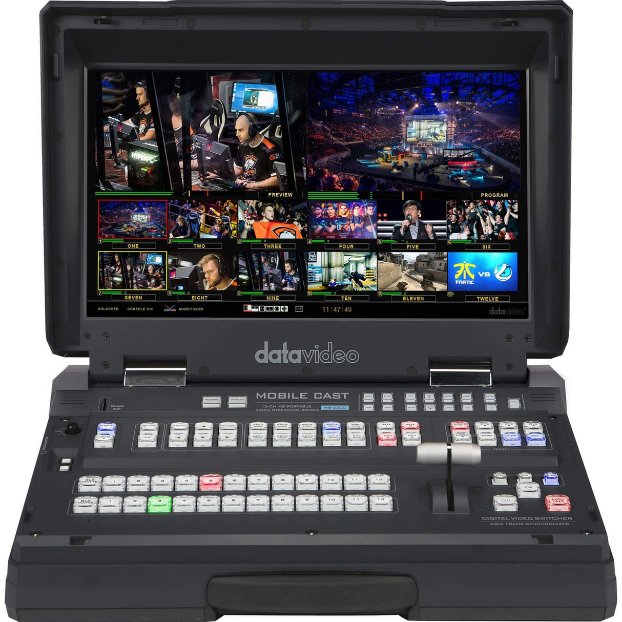 Datavideo HS-3200 | HD 12 Channel HD Portable Video Streaming Studio