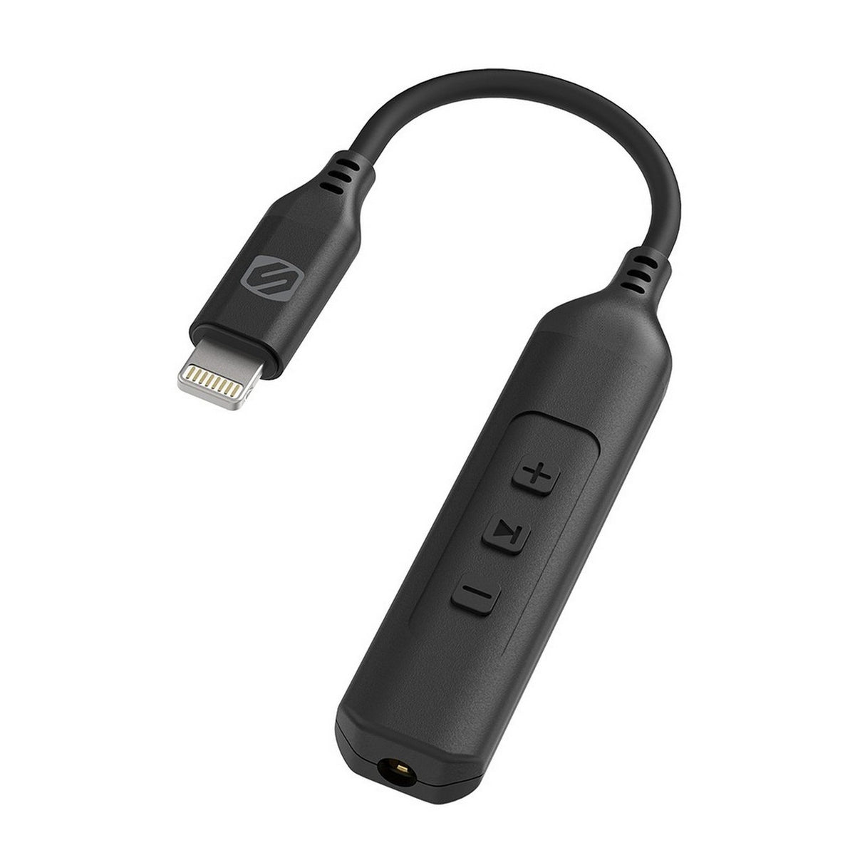 Scosche I3AA | Headphone Aux Adaptor with Controls for Lightning Devices