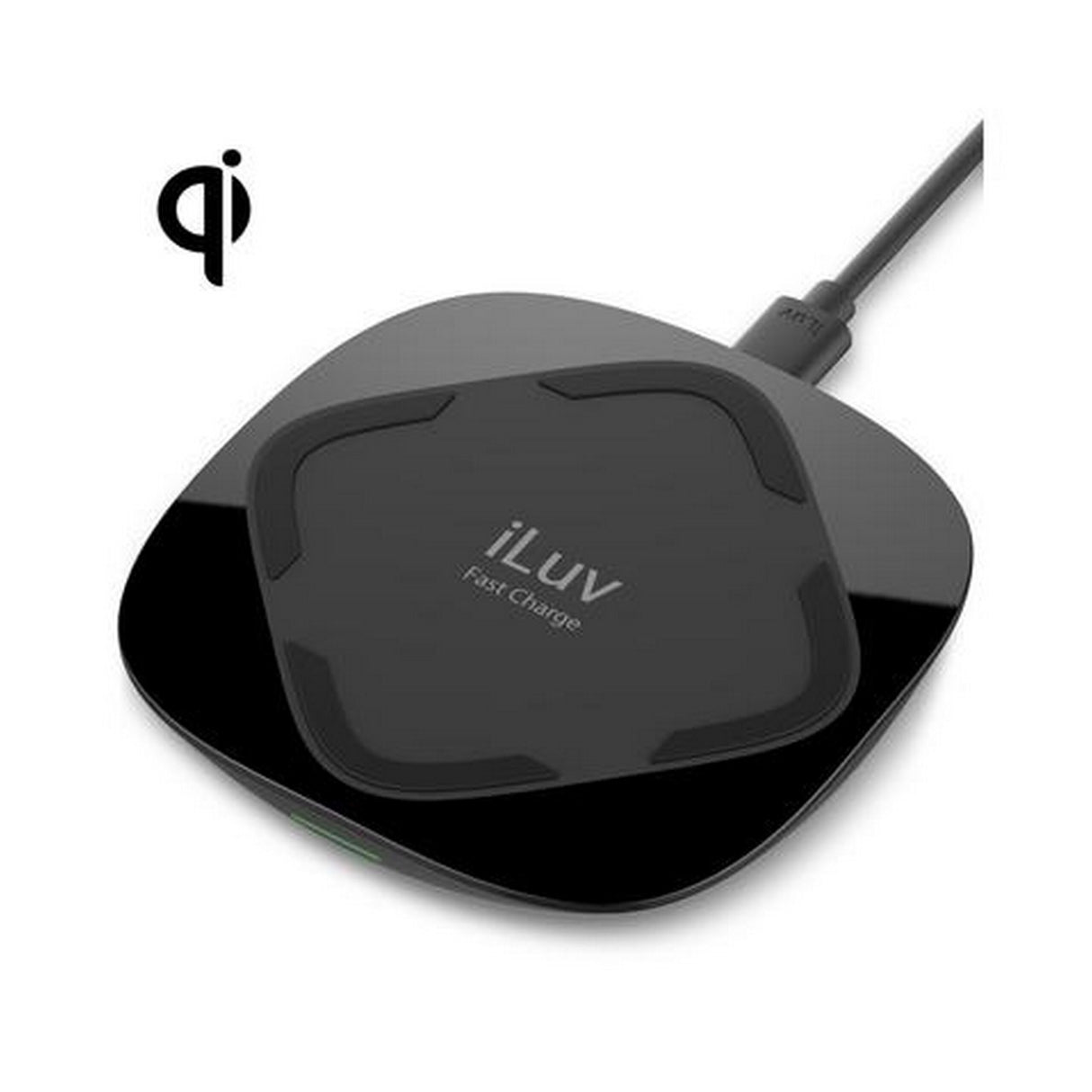 iLuv IAD8X10BK 10W Qi Fast Wireless Charger