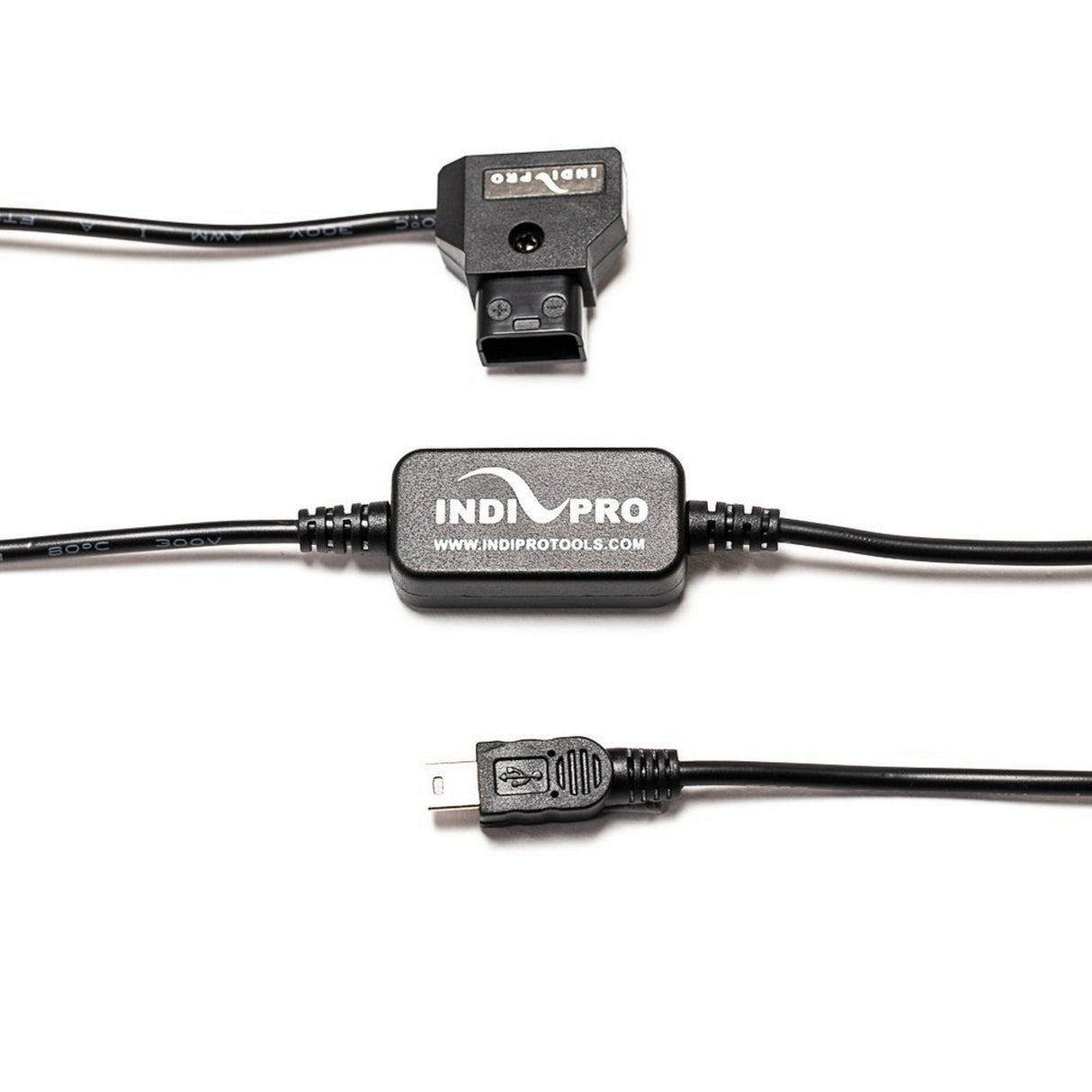 IndiPRO INDIGPCC Power Converter D-Tap to Mini USB 5V for GoPro Cameras, 30-Inch
