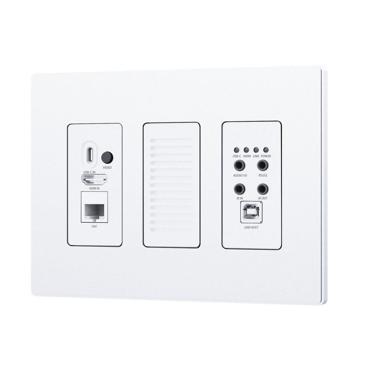 DigitaLinx IP IPEX6001U-WP-W 6000 Series SDVoE Wall Plate Encoder