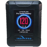 IndiPRO VMP120S Micro-Series 120Wh V-Mount Li-Ion Battery