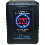 IndiPRO VMP270S Micro-Series 270Wh V-Mount Li-Ion Battery