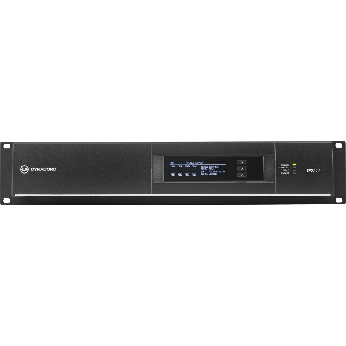 Dynacord IPX10:4 4 x 2500W Multi-Channel Installation DSP Class-D Amplifier