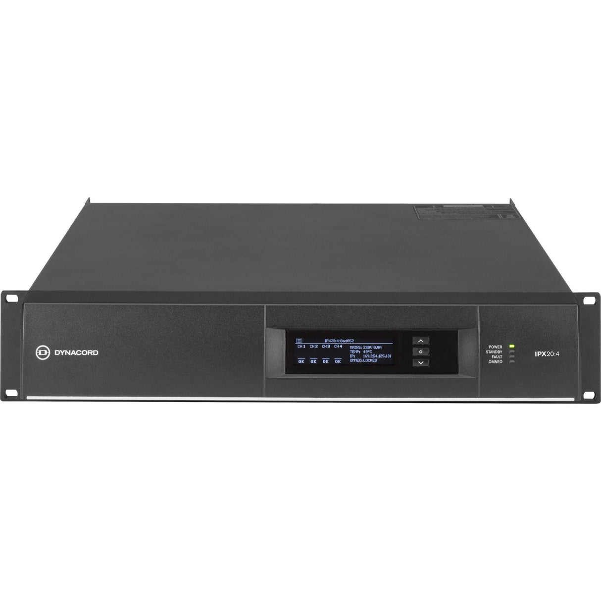 Dynacord IPX20:4 Multi-Channel Installation DSP Class-D Amplifier, 4 x 5000 Watts