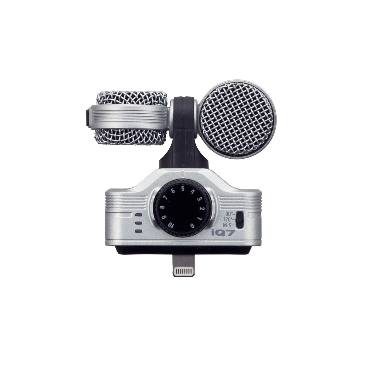 Zoom IQ7 16 Bit 48kHz IOS Iphone Ipad Ipod Touch Powered Portable Mid Side Stereo Microphone for Video Audio Filmmaking