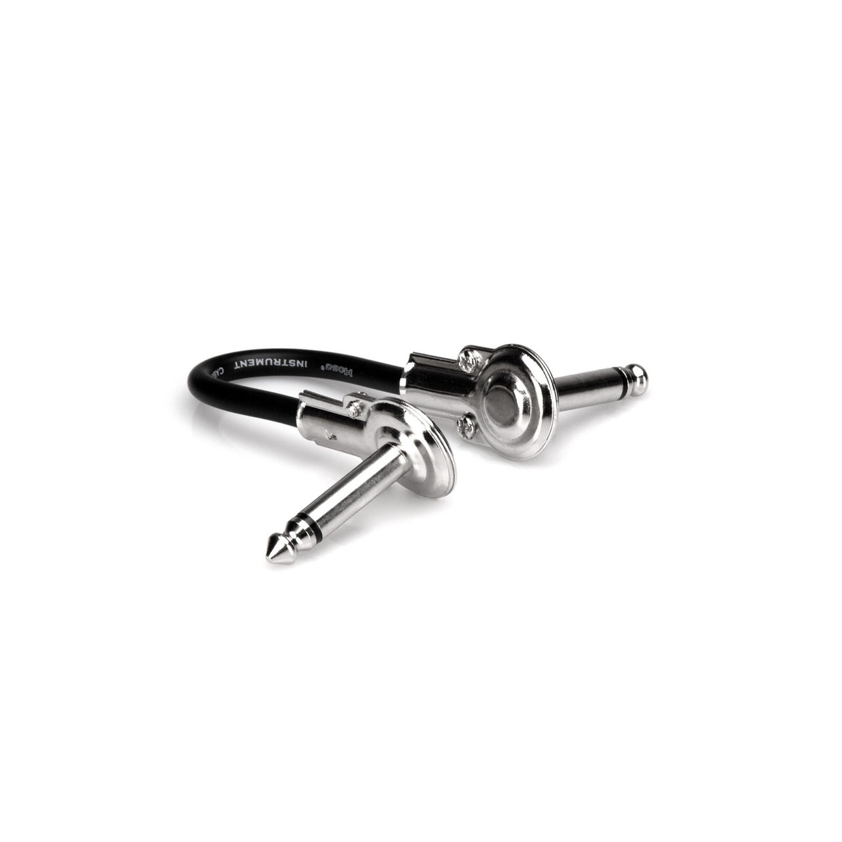 Hosa IRG-101 Low-Profile Right-Angle to Same Guitar Patch Cable, 1 Foot