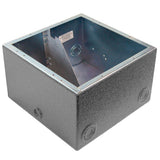 Ace Backstage Co. ISO102BBXW Polyurethane Encapsulated Full Stage Pocket Back Box with AC Isolation Bracket