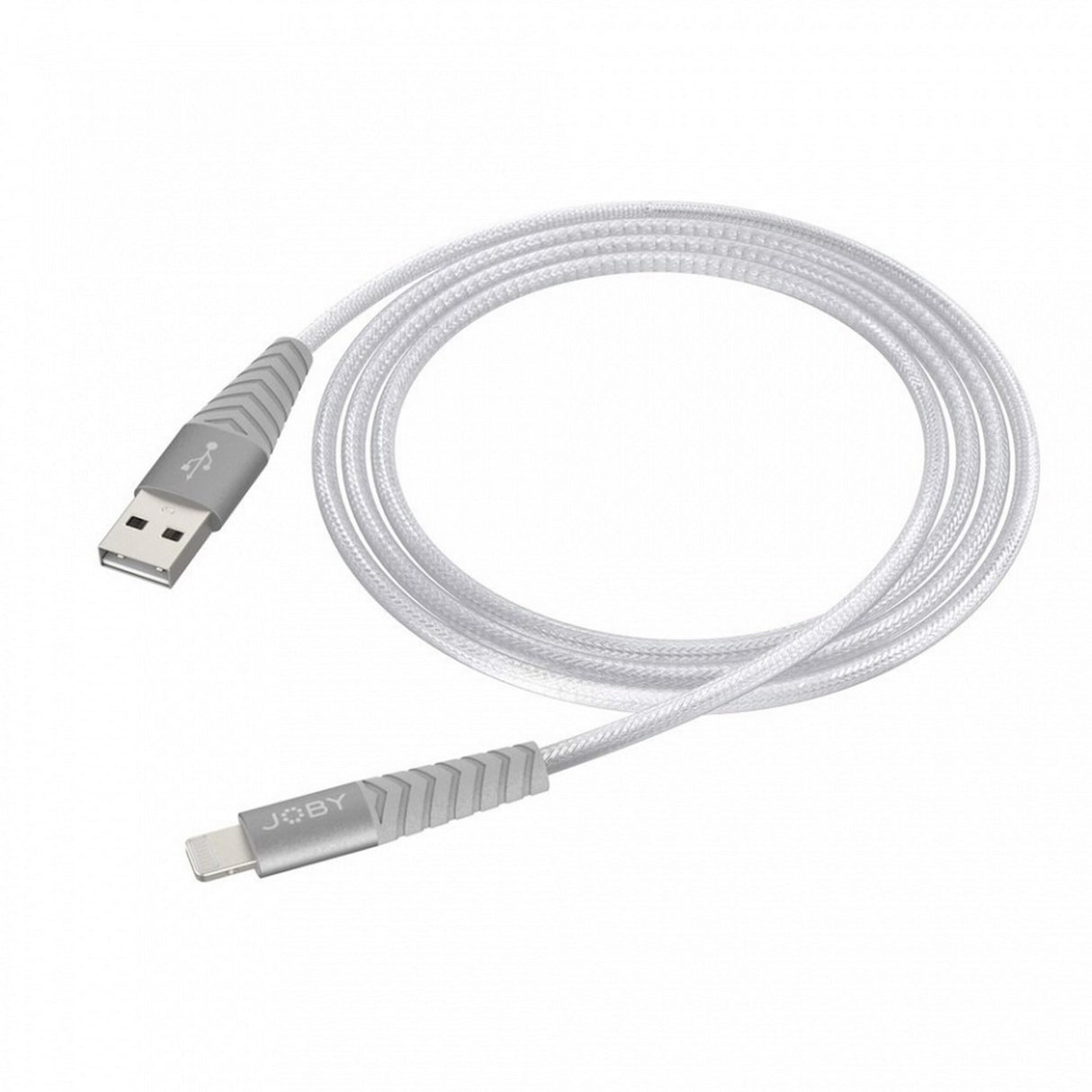 Joby JB01814 Charge and Sync Lightning Cable, 1.2-Meter, Silver