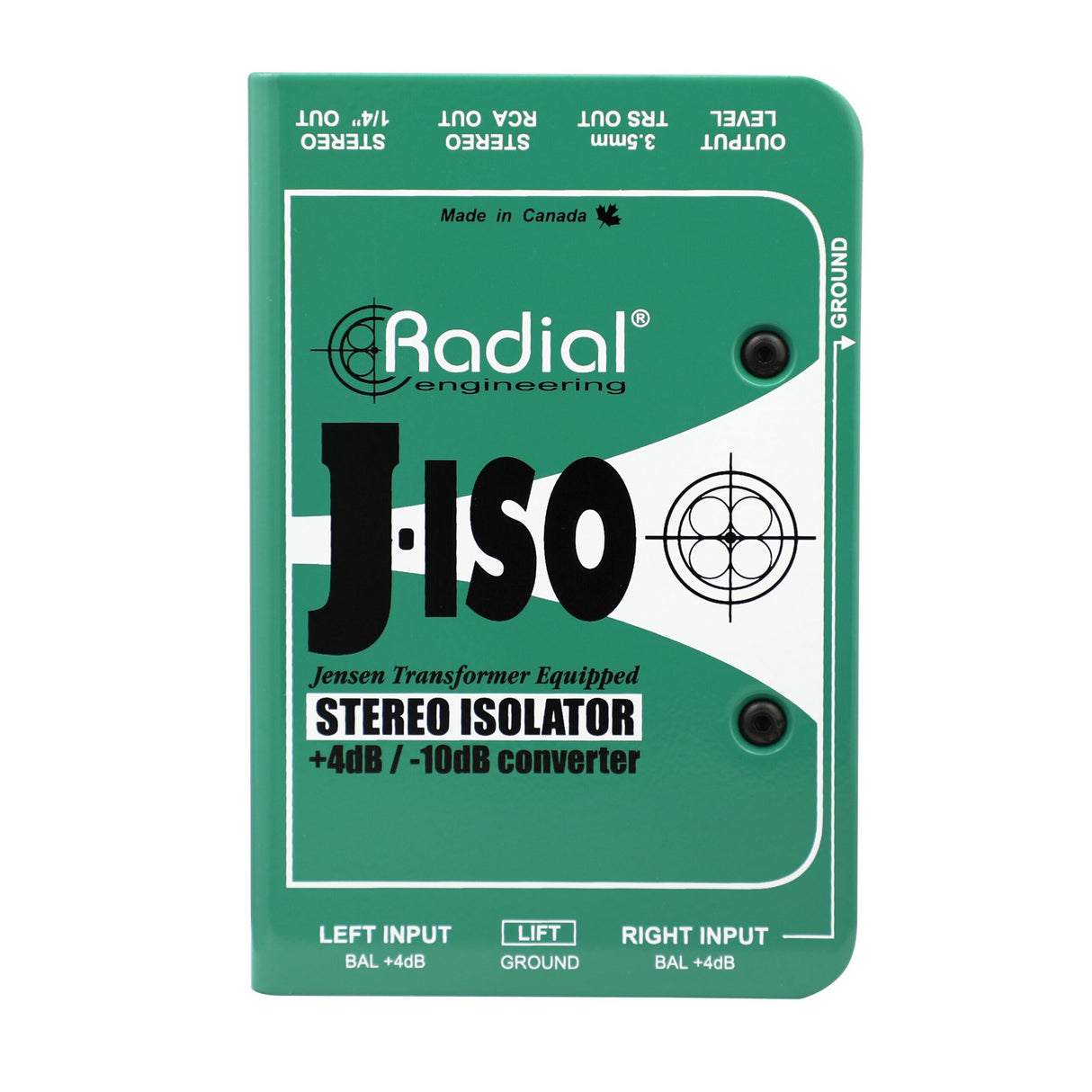 Radial J-Iso Balanced/Unbalanced Passive Stereo Converter