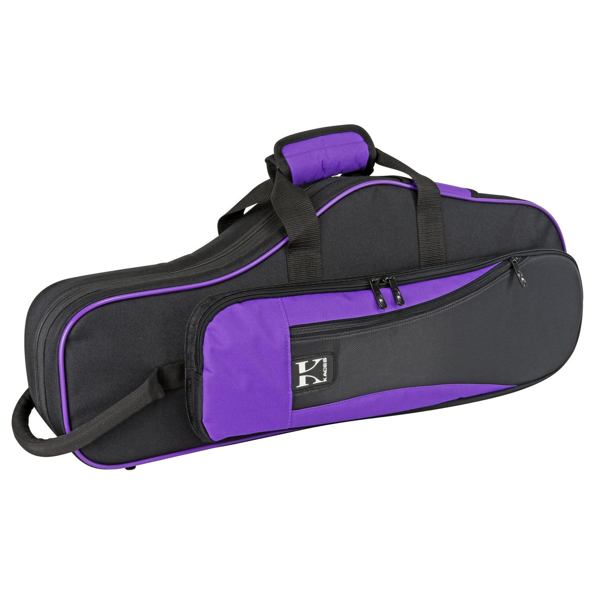 Kaces KBO-ASPP Lightweight Hardshell Alto Sax Case, Purple
