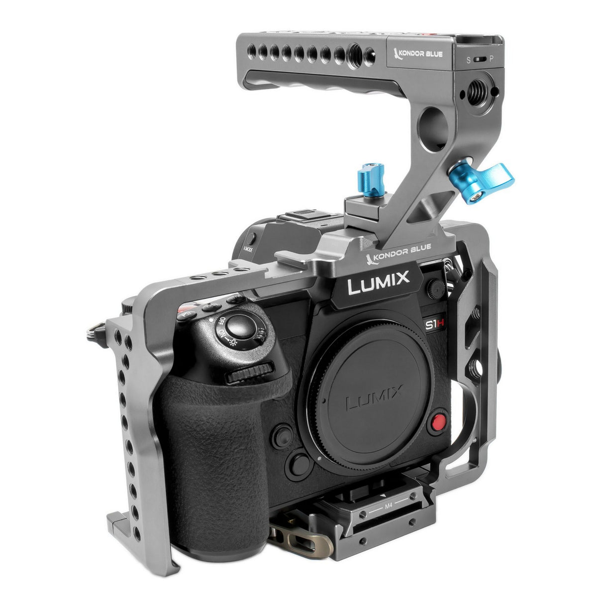 Kondor Blue S1H Panasonic Lumix S1/S1R/S1H Cage with Remote Trigger Handle