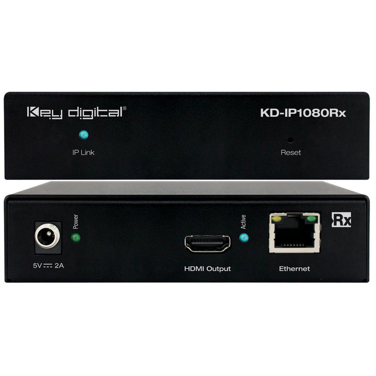 Key Digital KD-IP1080RX HDMI over IP with POE Receiver