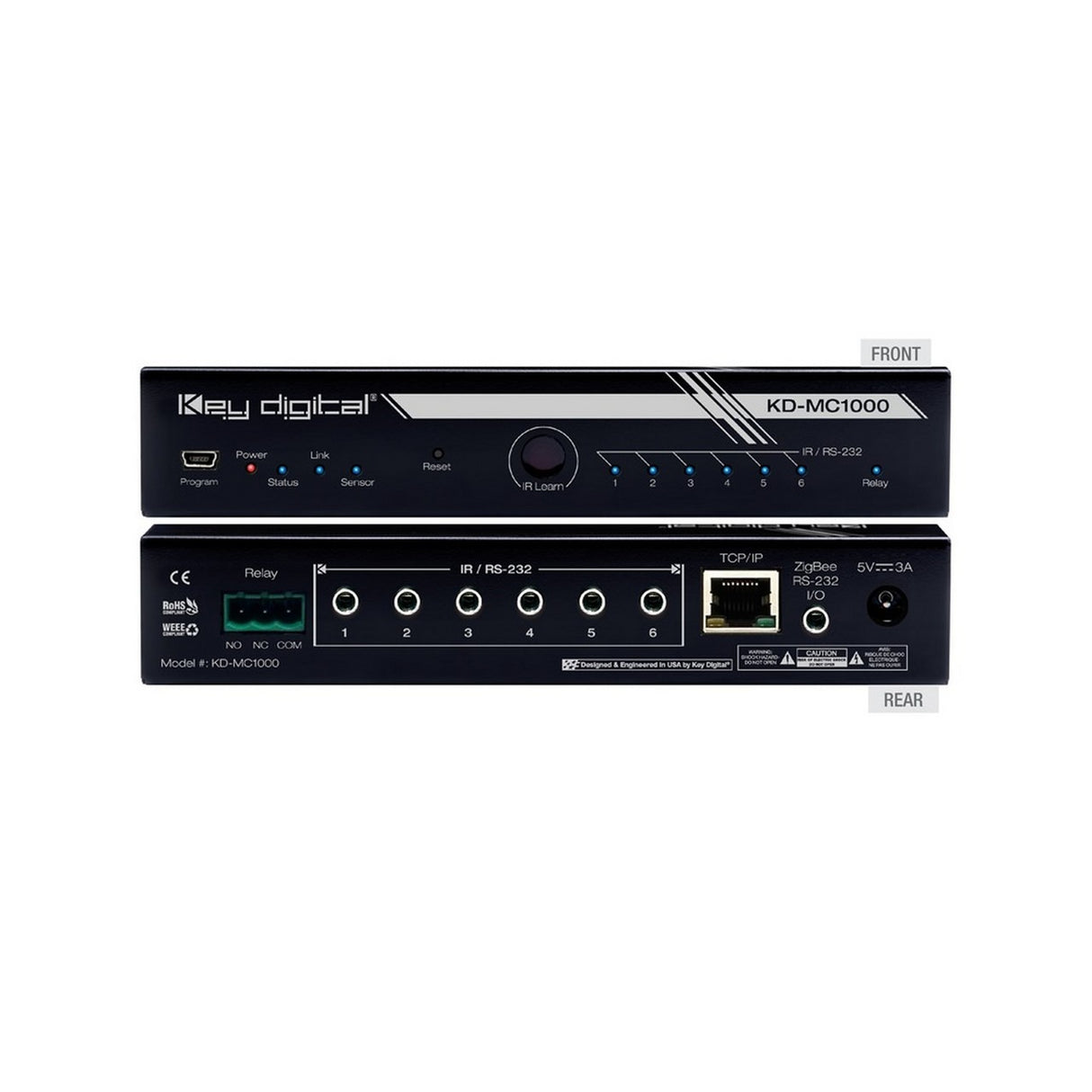 Key Digital KD-MC1000 | 8 Port LAN Master Controller