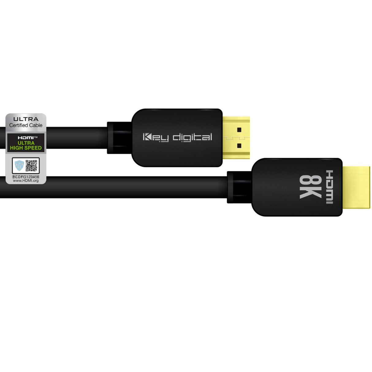 Key Digital KD-Pro8K10BX 8K/48G Ultra High Speed HDMI Cable, 10 Feet