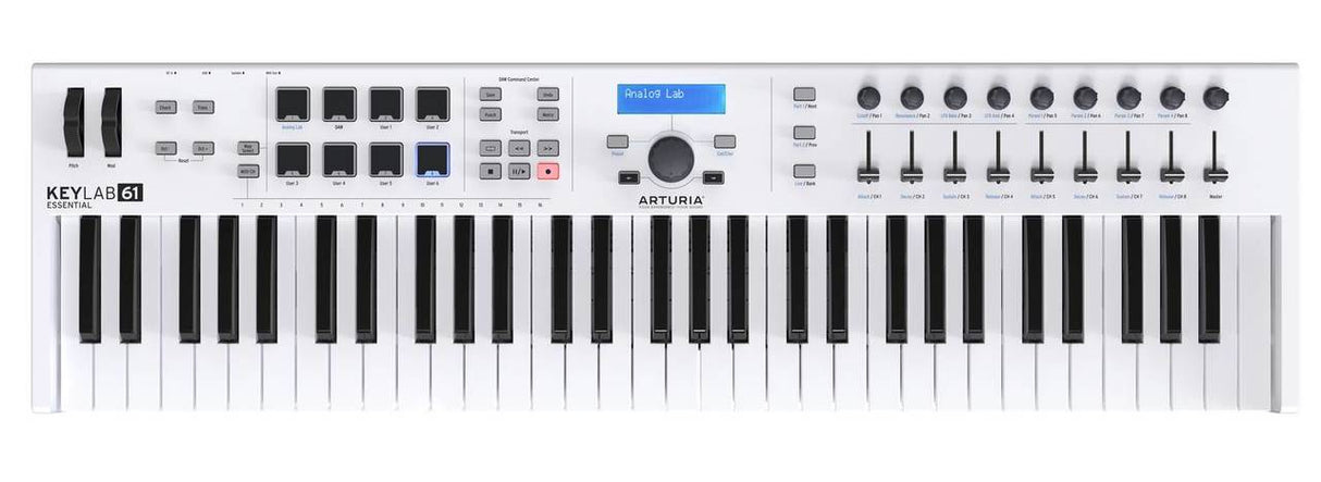 Arturia KeyLab 61 Essential | 61 Key MIDI Controller Keyboard