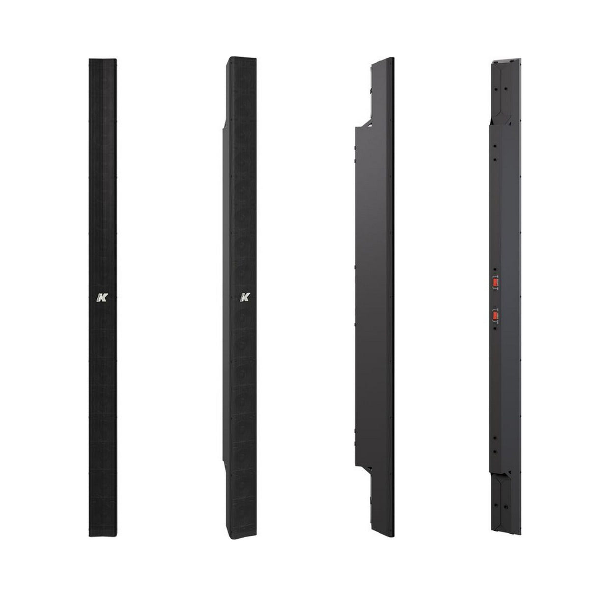K-Array Kobra-KK102 I Variable Beam Stainless Steel Line Array Element with 16 x 2-Inch Cones, Black
