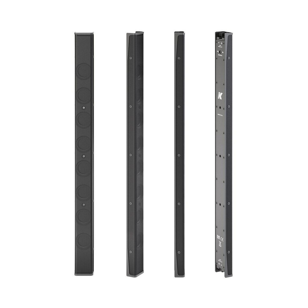 K-Array Vyper-KV52 I Ultra-Flat Aluminum Line Array Element with 8 x 1-Inch Cones, Black