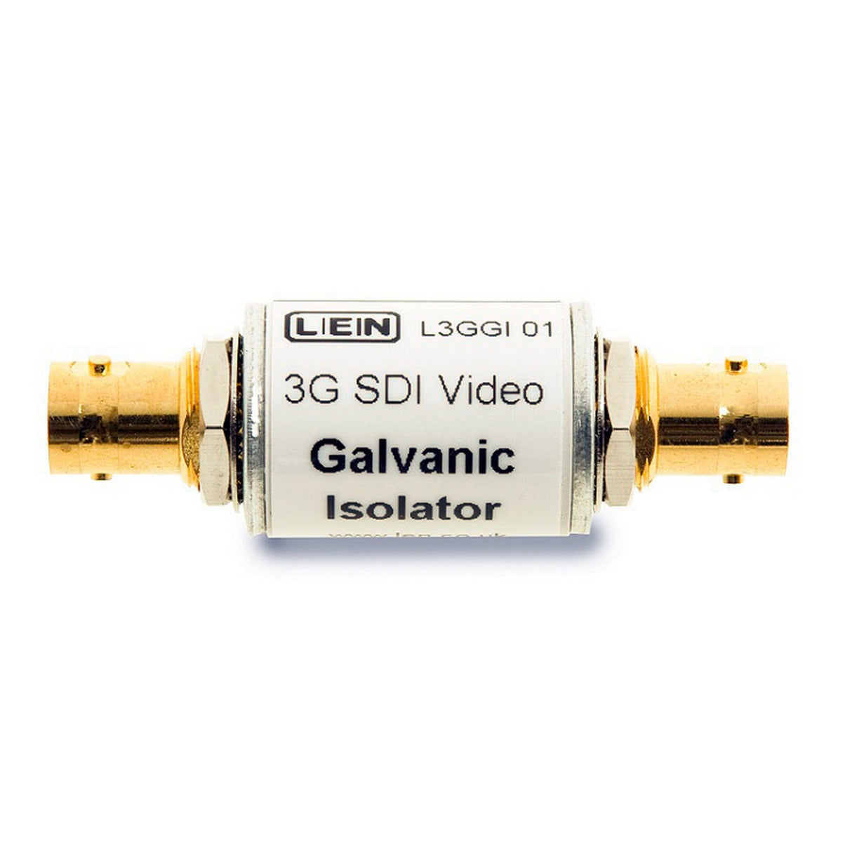 LEN L3GGI01 3G HD SDI Galvanic Video Ground Patch Isolator, In-Line / Tubular Model