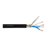 Canare L-4E6S Star-Quad Microphone Cable 1000 Foot Roll Black