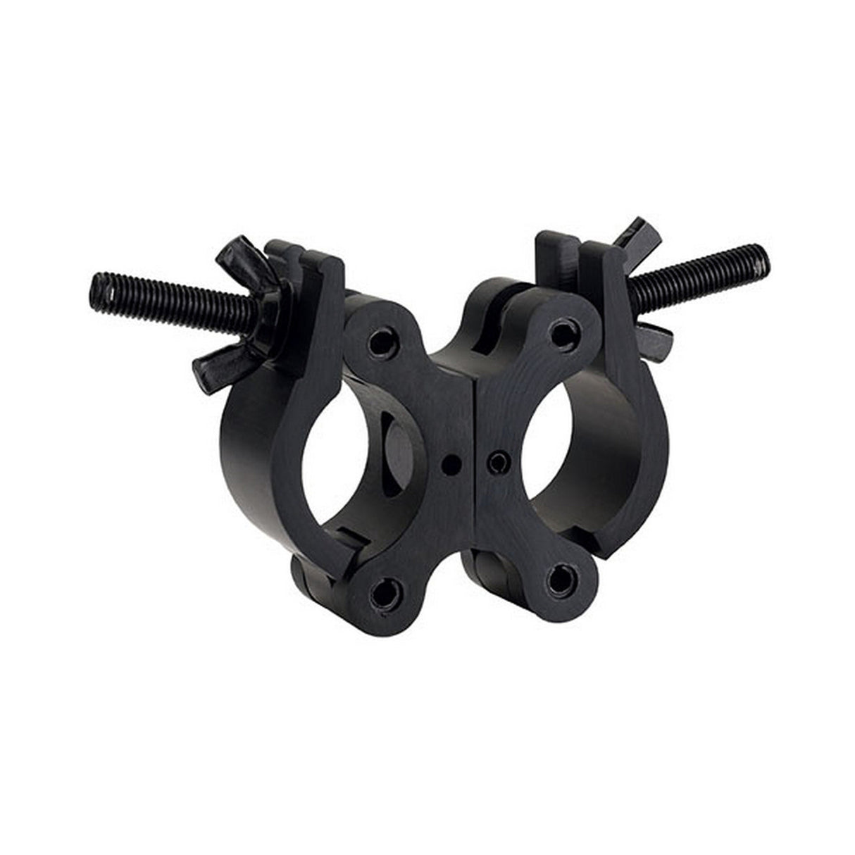 Odyssey Aluminum Swivel Dual Wide Lighting Clamp Black