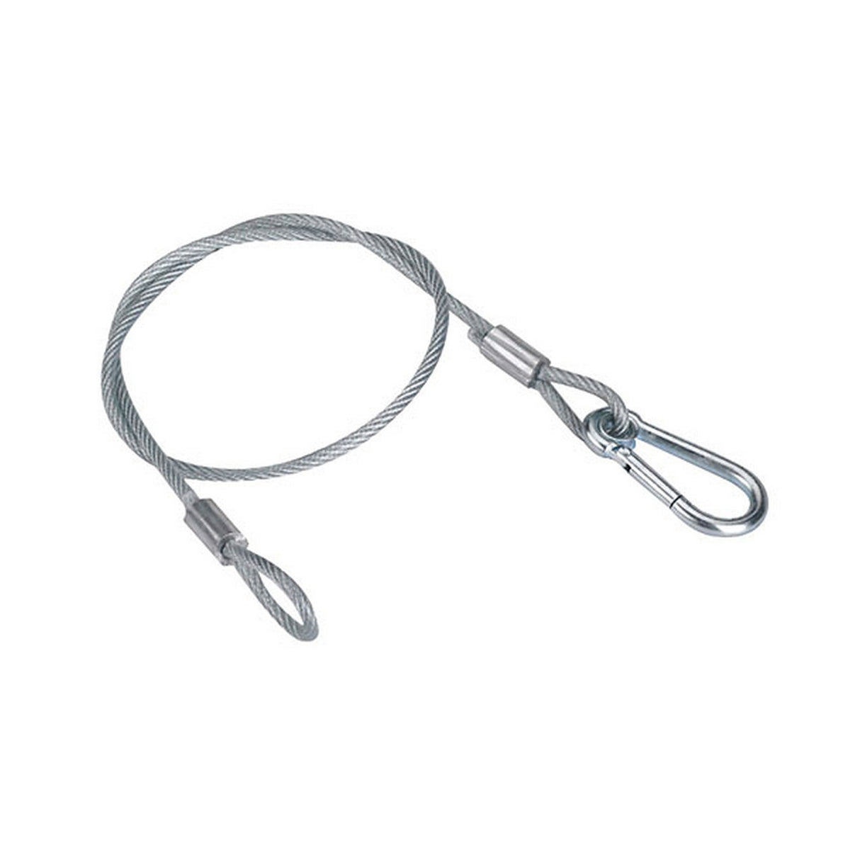 Odyssey 30-Inch Medium Duty Safety Cable with Standard Size Spring Hook