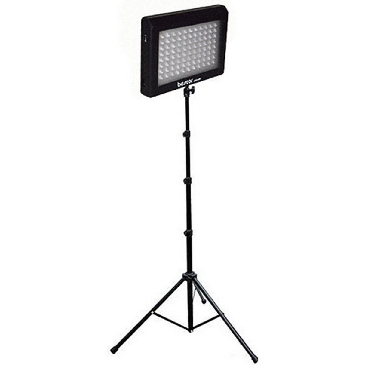 Bescor LED95DS Single 95W LED Light, Light Stand and AC Adapter