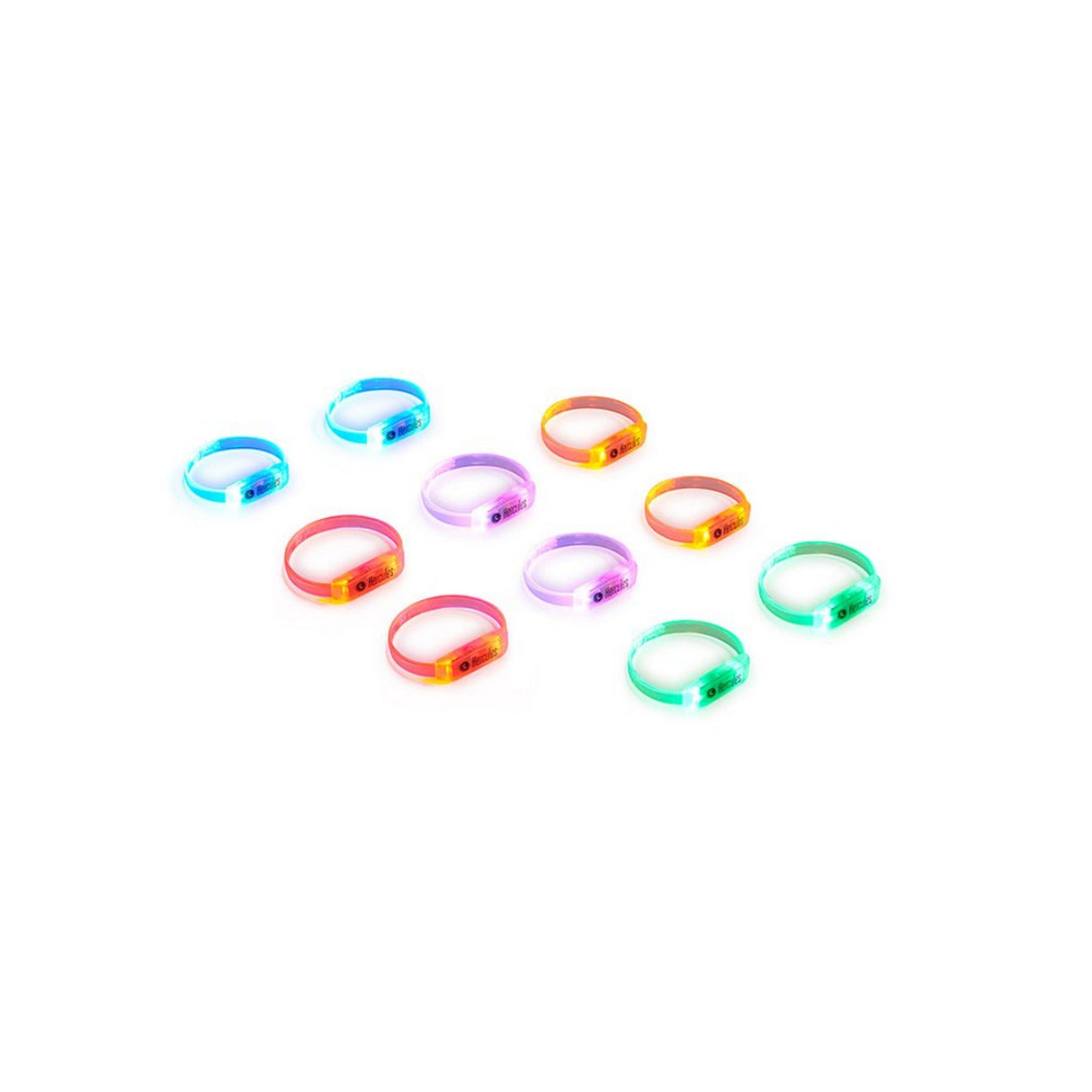 Hercules LED Wristbands, 10 Pack