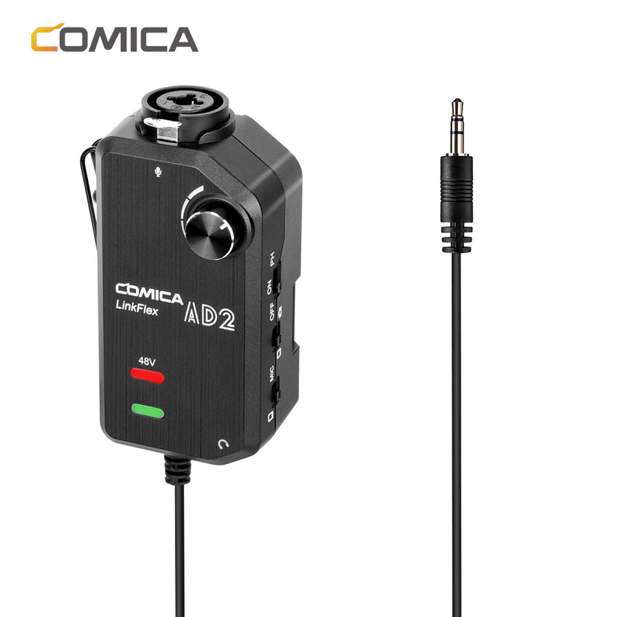 Comica LINKFLEX-AD2 Single-Channel Audio Mixer for Camera and Smartphone