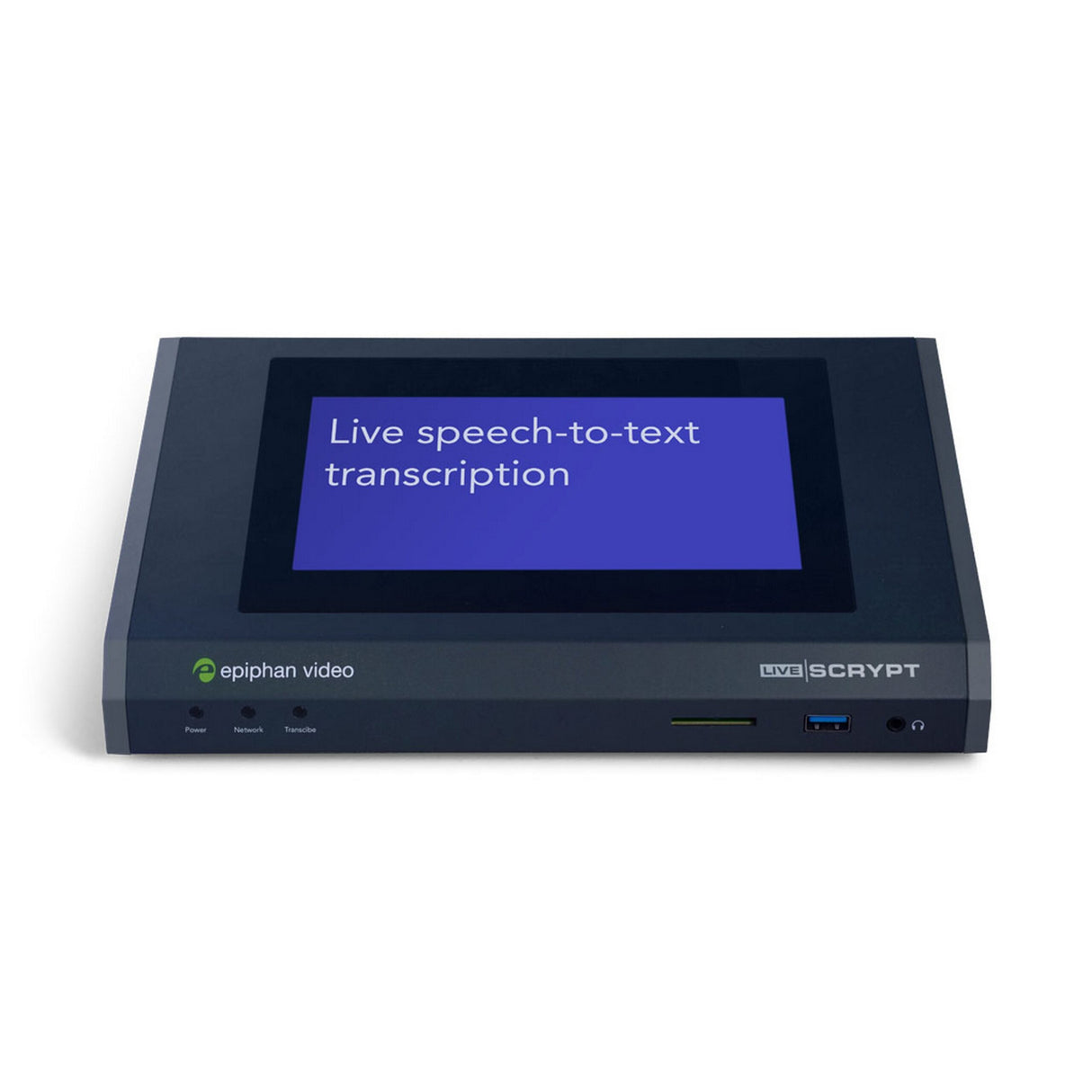 Epiphan LiveScrypt Real-Time Automatic Transcription