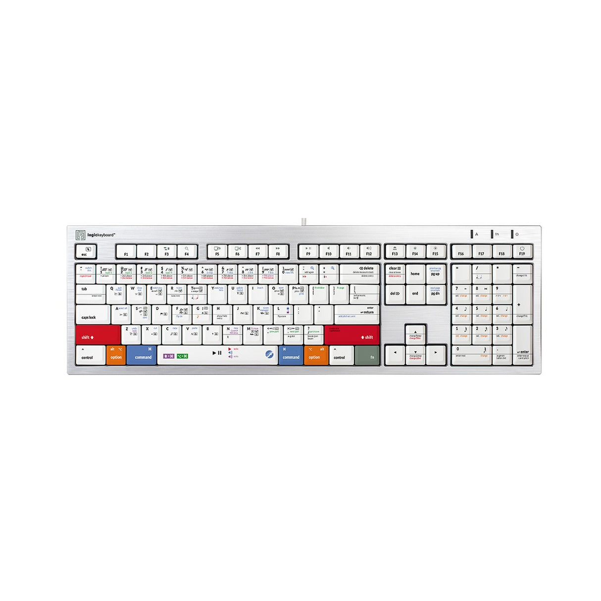 Logickeyboard Finale Mac ALBA | MakeMusic Finale 25 macOS American English Keyboard
