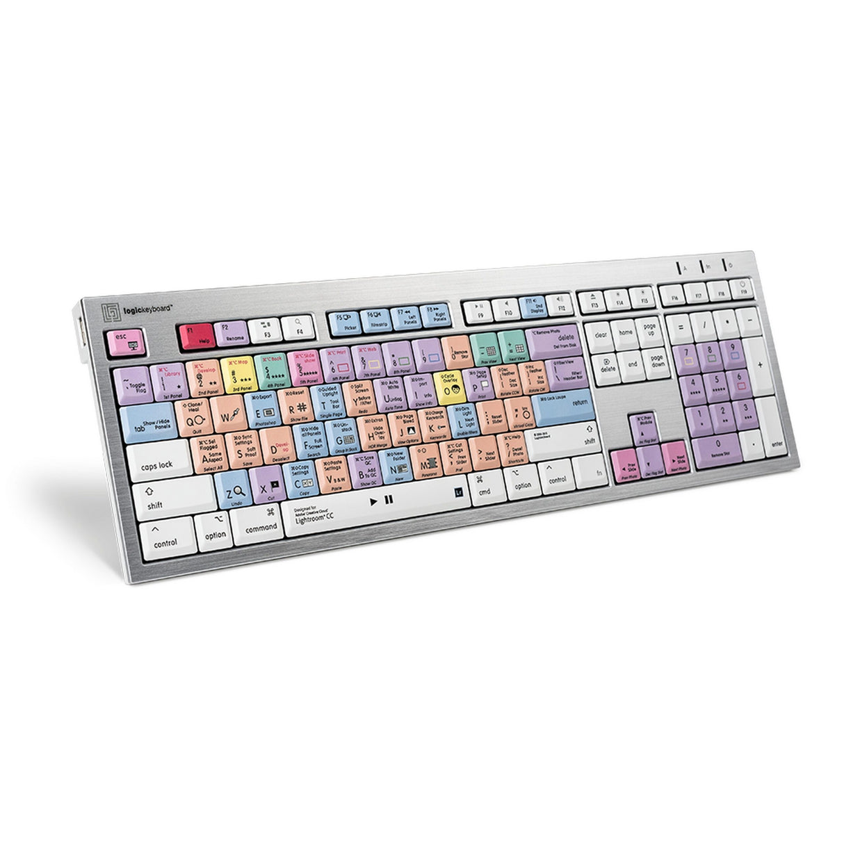 Logickeyboard Lightroom CC Mac ALBA Keyboard, US