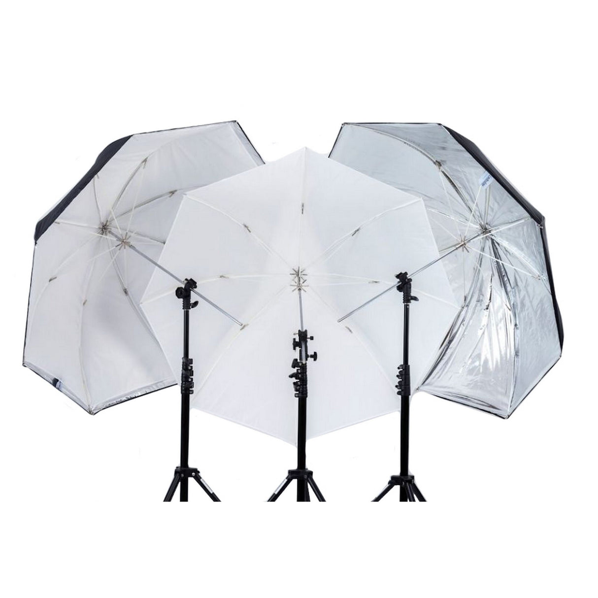 Lastolite LL LU3237F All-In-One Umbrella, Silver/White