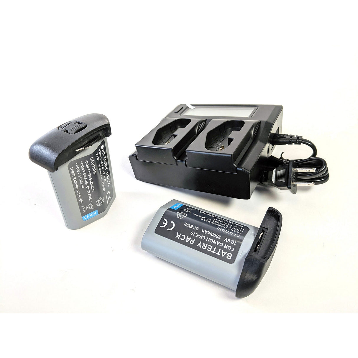 Bescor LPE19D Dual LPE19 Style Battery and Charger Kit